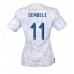 Maillot de foot France Ousmane Dembele #11 Extérieur vêtements Femmes Monde 2022 Manches Courtes